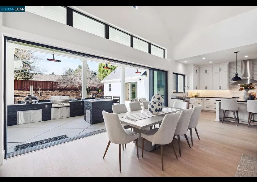Custom covered outdoor kitchen built by Just BBQ Grills